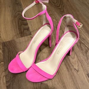 Pink Strappy Heels
